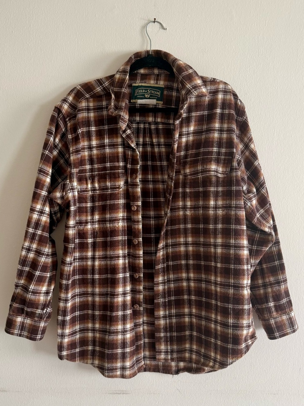 Field & Stream • Brown Plaid Flannel Shirt
